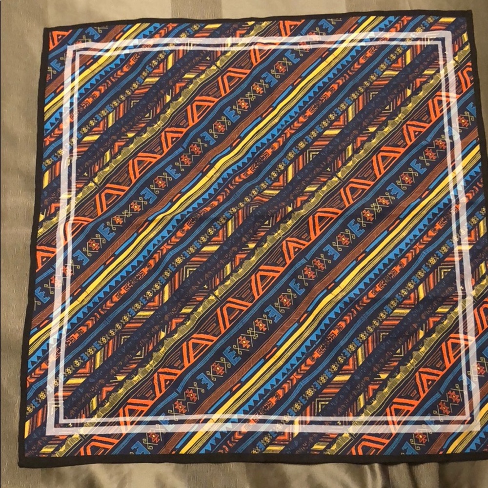 Multicolored Geometric Bandana